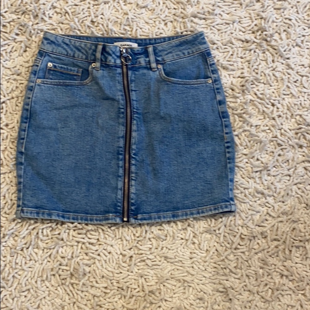 Women’s small denim miniskirt